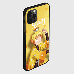 Чехол для iPhone 12 Pro Zenitsu Agatsuma Kimetsu no Yaiba, цвет: 3D-черный — фото 2