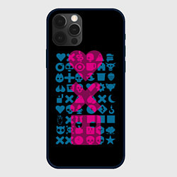 Чехол для iPhone 12 Pro Любовь Смерть Роботы, цвет: 3D-черный