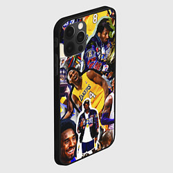 Чехол для iPhone 12 Pro КОБИ БРАЙАНТ KOBE BRYANT, цвет: 3D-черный — фото 2