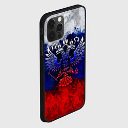 Чехол для iPhone 12 Pro Россия Russia Герб, цвет: 3D-черный — фото 2