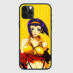 Чехол для iPhone 12 Pro Cowboy Bebop Фэй Валентайн, цвет: 3D-черный