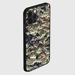 Чехол для iPhone 12 Pro Камуфляж для рыбака, цвет: 3D-черный — фото 2