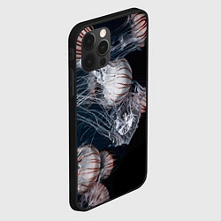 Чехол для iPhone 12 Pro Медузы, цвет: 3D-черный — фото 2