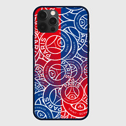 Чехол для iPhone 12 Pro ФК ПСЖ PARIS SAINT GERMAIN, цвет: 3D-черный