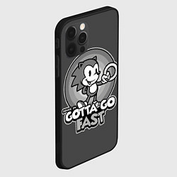 Чехол для iPhone 12 Pro Retro Sonic, цвет: 3D-черный — фото 2