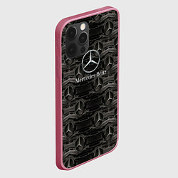 Чехол для iPhone 12 Pro Mercedes-Benz, цвет: 3D-малиновый — фото 2