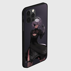 Чехол для iPhone 12 Pro Nier, цвет: 3D-черный — фото 2