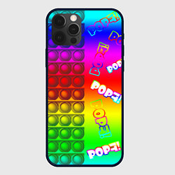 Чехол для iPhone 12 Pro POP it!, цвет: 3D-черный