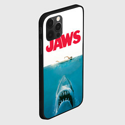 Чехол для iPhone 12 Pro Jaws 1975, цвет: 3D-черный — фото 2