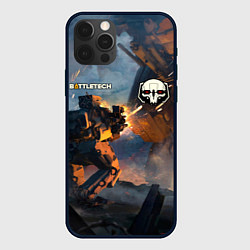 Чехол для iPhone 12 Pro Battletech warrior, цвет: 3D-черный