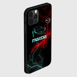Чехол для iPhone 12 Pro Mazda, цвет: 3D-черный — фото 2