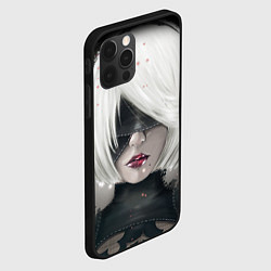 Чехол для iPhone 12 Pro YoRHa Nier Z, цвет: 3D-черный — фото 2