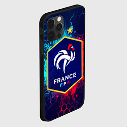 Чехол для iPhone 12 Pro Сборная Франции, цвет: 3D-черный — фото 2