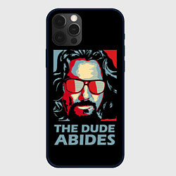 Чехол для iPhone 12 Pro The Dude Abides Лебовски, цвет: 3D-черный