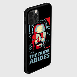 Чехол для iPhone 12 Pro The Dude Abides Лебовски, цвет: 3D-черный — фото 2