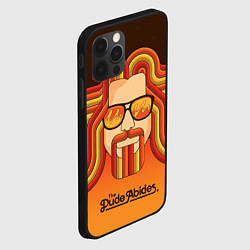 Чехол для iPhone 12 Pro The Dude Abides, цвет: 3D-черный — фото 2