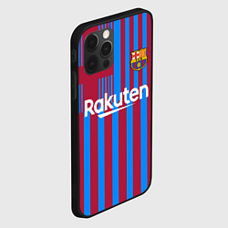 Чехол для iPhone 12 Pro Домашняя форма ФК «Барселона», цвет: 3D-черный — фото 2