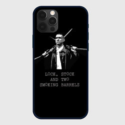 Чехол для iPhone 12 Pro Карты Деньги 2 Ствола Боевик, цвет: 3D-черный