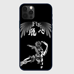 Чехол для iPhone 12 Pro FLY ХИНАТА, цвет: 3D-черный