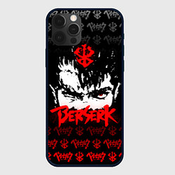 Чехол для iPhone 12 Pro BERSERK ЛОГО, цвет: 3D-черный