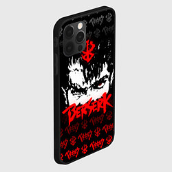 Чехол для iPhone 12 Pro BERSERK ЛОГО, цвет: 3D-черный — фото 2