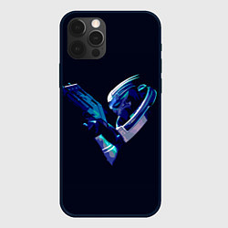 Чехол для iPhone 12 Pro Garrus whith gun, цвет: 3D-черный