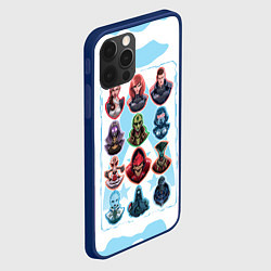 Чехол для iPhone 12 Pro Команда Эффекта массы, цвет: 3D-тёмно-синий — фото 2