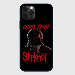 Чехол для iPhone 12 Pro CHRIS FENH SLIPKNOT СЛИПКНОТ Z, цвет: 3D-черный