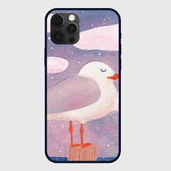 Чехол iPhone 12 Pro Отдыхающая чайка