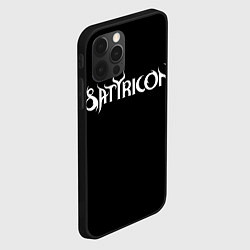 Чехол для iPhone 12 Pro Satyricon, цвет: 3D-черный — фото 2