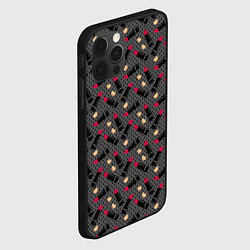Чехол для iPhone 12 Pro Красная Губная помада, цвет: 3D-черный — фото 2