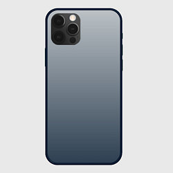 Чехол для iPhone 12 Pro GRADIENT 50 SHADES OF GREY, цвет: 3D-черный