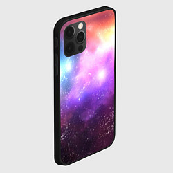 Чехол для iPhone 12 Pro Космос, сияние и звезды, цвет: 3D-черный — фото 2