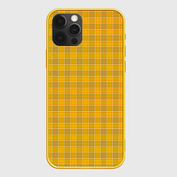 Чехол для iPhone 12 Pro Клетка, цвет: 3D-желтый