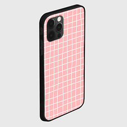 Чехол для iPhone 12 Pro Клетка волнистая, цвет: 3D-черный — фото 2