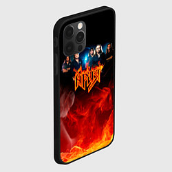 Чехол для iPhone 12 Pro Ария в огне, цвет: 3D-черный — фото 2