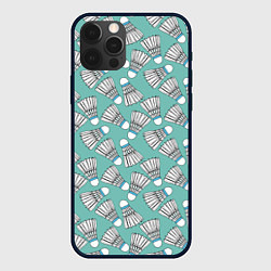 Чехол для iPhone 12 Pro Воланы на ментоловом, цвет: 3D-черный