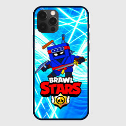 Чехол для iPhone 12 Pro Ninja Ash Ниндзя Эш, Brawl Stars, цвет: 3D-черный