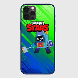 Чехол для iPhone 12 Pro Ash Brawl Stars Эш, цвет: 3D-тёмно-синий