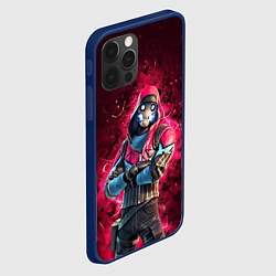 Чехол для iPhone 12 Pro Fortnite Bonehead, цвет: 3D-тёмно-синий — фото 2