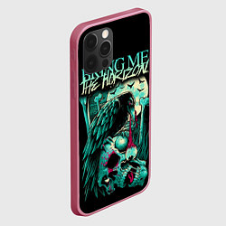 Чехол для iPhone 12 Pro Bring Me the Horizon, цвет: 3D-малиновый — фото 2