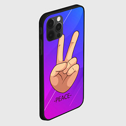 Чехол для iPhone 12 Pro ВСЕМ МИР PEACE Z, цвет: 3D-черный — фото 2