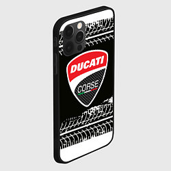 Чехол для iPhone 12 Pro Ducati Дукати Z, цвет: 3D-черный — фото 2