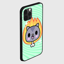 Чехол для iPhone 12 Pro Toca Boca Cat, цвет: 3D-черный — фото 2