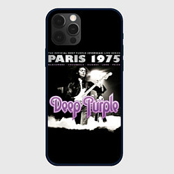 Чехол для iPhone 12 Pro Deep Purple - Paris 1975, цвет: 3D-черный