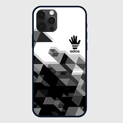 Чехол для iPhone 12 Pro ADIOS АДИОС, цвет: 3D-черный