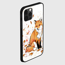 Чехол для iPhone 12 Pro ЛИСА В ЛИСТЬЯХ ОСЕННЕЕ НАСТРОЕНИЕ FOX IN THE FORES, цвет: 3D-черный — фото 2