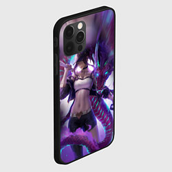 Чехол для iPhone 12 Pro LEAGUE OF LEGENDS AKALI ЛИГА ЛЕГЕНД АКАЛИ, цвет: 3D-черный — фото 2