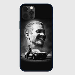 Чехол для iPhone 12 Pro Paul Walker, цвет: 3D-черный