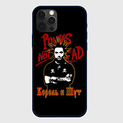 Чехол для iPhone 12 Pro Punks Not Dead КиШ, цвет: 3D-черный